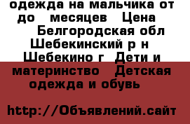  одежда на мальчика от 0 до 5 месяцев › Цена ­ 2 000 - Белгородская обл., Шебекинский р-н, Шебекино г. Дети и материнство » Детская одежда и обувь   